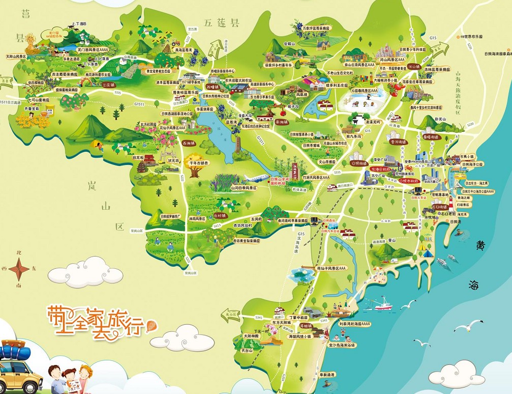 任县景区使用手绘地图给景区能带来什么好处？